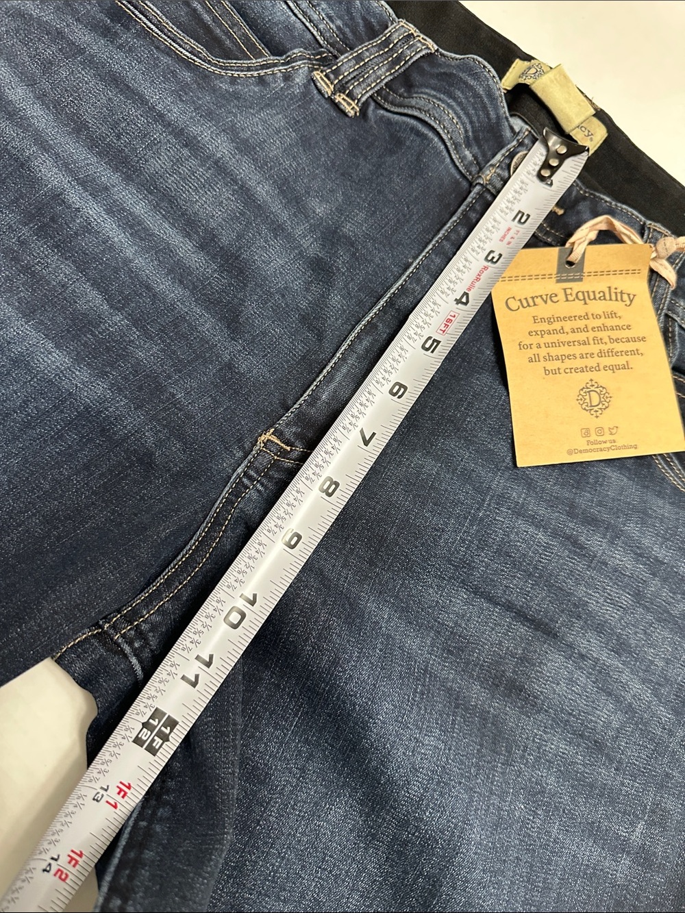 NEW Democracy Ab Technology Jeans High Rise Itty Bitty Boot Cut Denim Size 16 - Picture 10 of 11